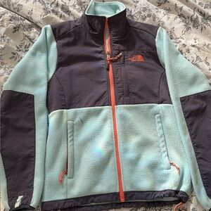 The North Face Women's Aqua and Charcoal Ski Jacket
